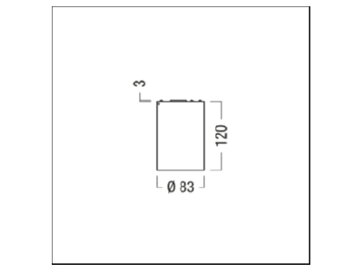 Mazeichnung Zumtobel MICROS2 SC  60300048 LED Deckeneinbauleuchte 927 MICROS2 SC 60300048