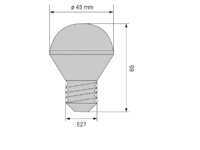 Mazeichnung Werma 956 220 67 LED Lampe E27 115VAC GN