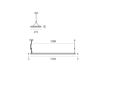 Mazeichnung Performance in Light 8629461783418 LED Pendelleuchte 4000K